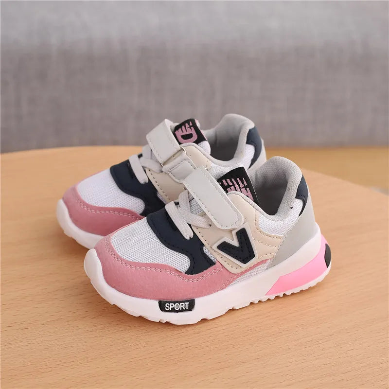 Spring Autumn Winter Kids Shoes Baby Boys Girls Children's Casual Sneakers Breathable Soft Anti-Slip Running Sports Shoes Size