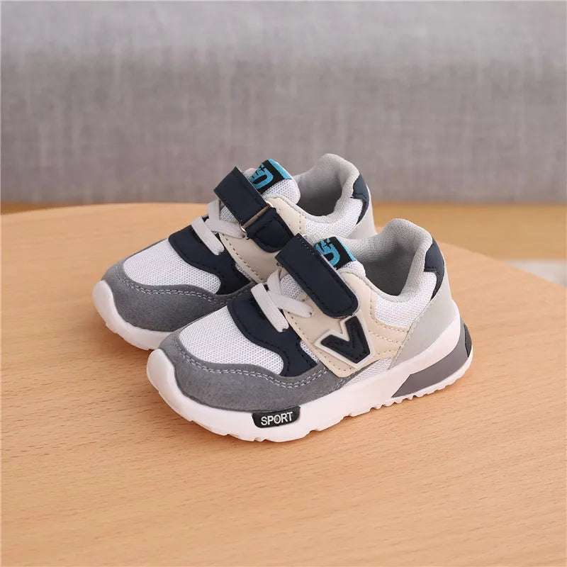 Spring Autumn Winter Kids Shoes Baby Boys Girls Children's Casual Sneakers Breathable Soft Anti-Slip Running Sports Shoes Size